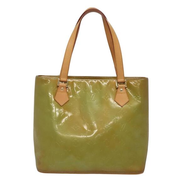 LOUIS VUITTON Monogram Vernis Houston Hand Bag Baby Blue M91005 - Picture 2 of 12